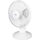 Best Comfort 12 In. 3-Speed White Oscillating Table Fan Image 2