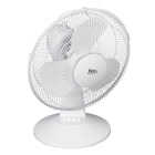 Best Comfort 12 In. 3-Speed White Oscillating Table Fan Image 3