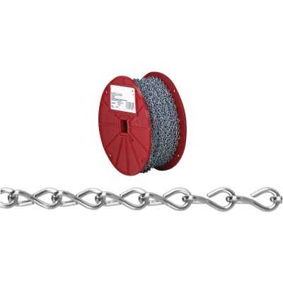 Campbell #16 250 Ft. Zinc-Plated Low-Carbon Steel Coil Chain