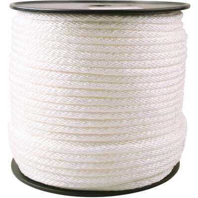 Do it Best 3/8 In. x 450 Ft. White Braided Nylon Rope